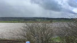 More views of floods between Long Preston and Settle