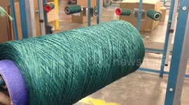 Mesmerizing thread leaving spool