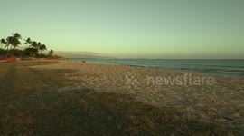 Hawaii Beach at Sunset