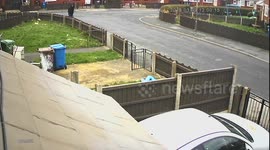 Delivery driver run over by her own van after thief steals it