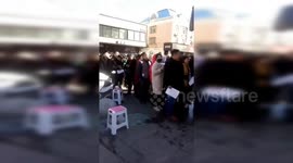 Hundreds queue overnight to donate blood for people injured in Jiangsu chemical factory explosion