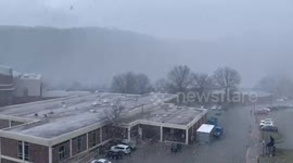 Severe winter storm hits California University of Pennsylvania