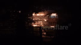 Suspected arson attack on South Oxfordshire council (1)