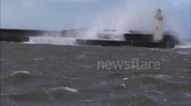 Unedited - Severe Gale Whitehaven, Cumbria, England Saturday 10th January 2015