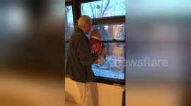 'This is the closest they'll get to grandchildren!' Elderly man shows house garden to daughter’s dog