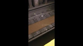 23rd street station flood - evacuation through rear of 1 train
