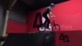 BMX rider pulls off double backflip in UK