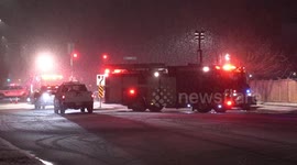 Spring snowstorm leaves Toronto area roads slippery and filled with accidents and car crashes overnight as winter weather battles with spring