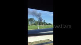 On April 2, 2019, KMCO a petroleum based company In Crosby, TX exploded sending an enormous amount of black smoke up to 300 ft in the air. Video taken from Crosby High School, also shows students in class while in shelter in place, 1 dead , 2 injured
