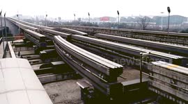 Look how China's rail operators swap out tracks in Chongqing