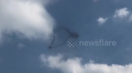 Legoland tourists baffled after spotting mysterious black ring hovering in the sky