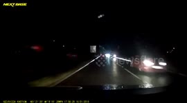 Man nearly getting knocked down