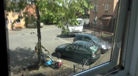 Cowboys At Work - How not to use a Rotavator and lay Grass Turf badly Hilarious!