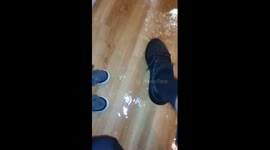 Broken toilet causes a flood of water 2 inches deep in home.