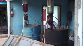 Fueling station in Rural Laos