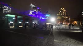 Tower of London lit up with lasers for launch of Huawei’s new P30 Pro phone