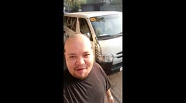 Nine bald guys set off together on road trip