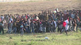 Palestinians injured in clashes with Israeli forces in Gaza