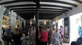 Inside the Kanta Morna Cafe at boa vista