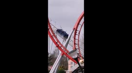 Shockwave ride at Drayton Manor theme park in UK evacuated