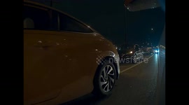 2 dead, 2 injured after 3-vehicle crash caused by wrong-way driver on I-295 in SE Washington DC (Right camera)