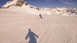 Our Holiday Snowboard & Ski  St. Anton Austria Falls & Tricks