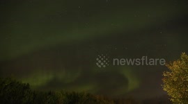 Foggy Northern Lights