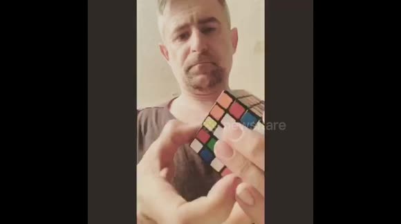 Mark Thompson doing the 5x5 Rubik’s Cube