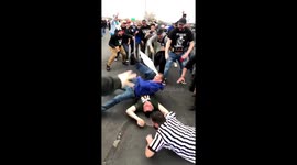 Wrestling fans create their own Wrestlemania event in car park