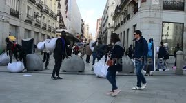 top manta in Madrid Spain