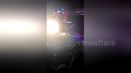 Newsflare Edit - It happened again turn off the dam light #WrestleMania #RAWAfterMania #raw #WWE https://t.co/lB1pFRoFl3