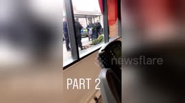 Four arrested after 'waving gun' near McDonald's in northwest London