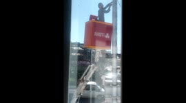 strange actions when repairing power lines