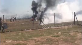 South African protesters clash with police over lack of running water