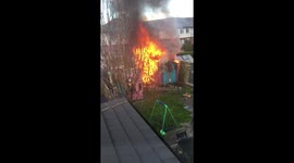 Fire In horwich, Hilton Avenue