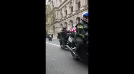 Rolling thunder bikers