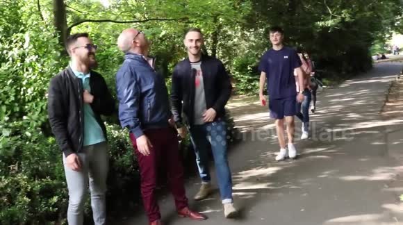 Irish prankster scares park-goers with fake spider