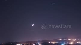 Time Lapse - Moon Setting Over Donnegal