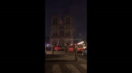 Notre dame burning