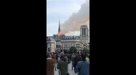 Notre Dame Bells rang out at 7pm