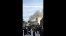 Notre Dame Paris Fire
