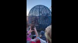 Globe of Death Motorbike Cage CRASH