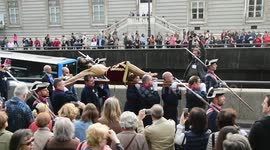 Transfer of the holy Christ of faith, of the halberdiers.