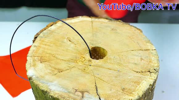 EXPERIMENT WOOD VS FIRECRACKER (200 grams GUNPOWDER)