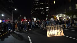 Protest against police brutality at Yale for release of shooting bodycam footage