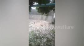 Hailstorm & Rain in southern Eastern India.