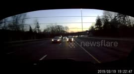 Vehicle almost rear ended
