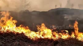 Fire started growing while I was on the Ilkely Moors