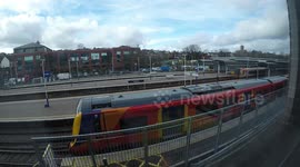 A timelapse of Guildford Train Station