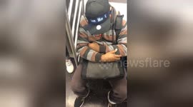 Guy on subway